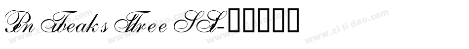 Pen Tweaks Three SSi字体转换